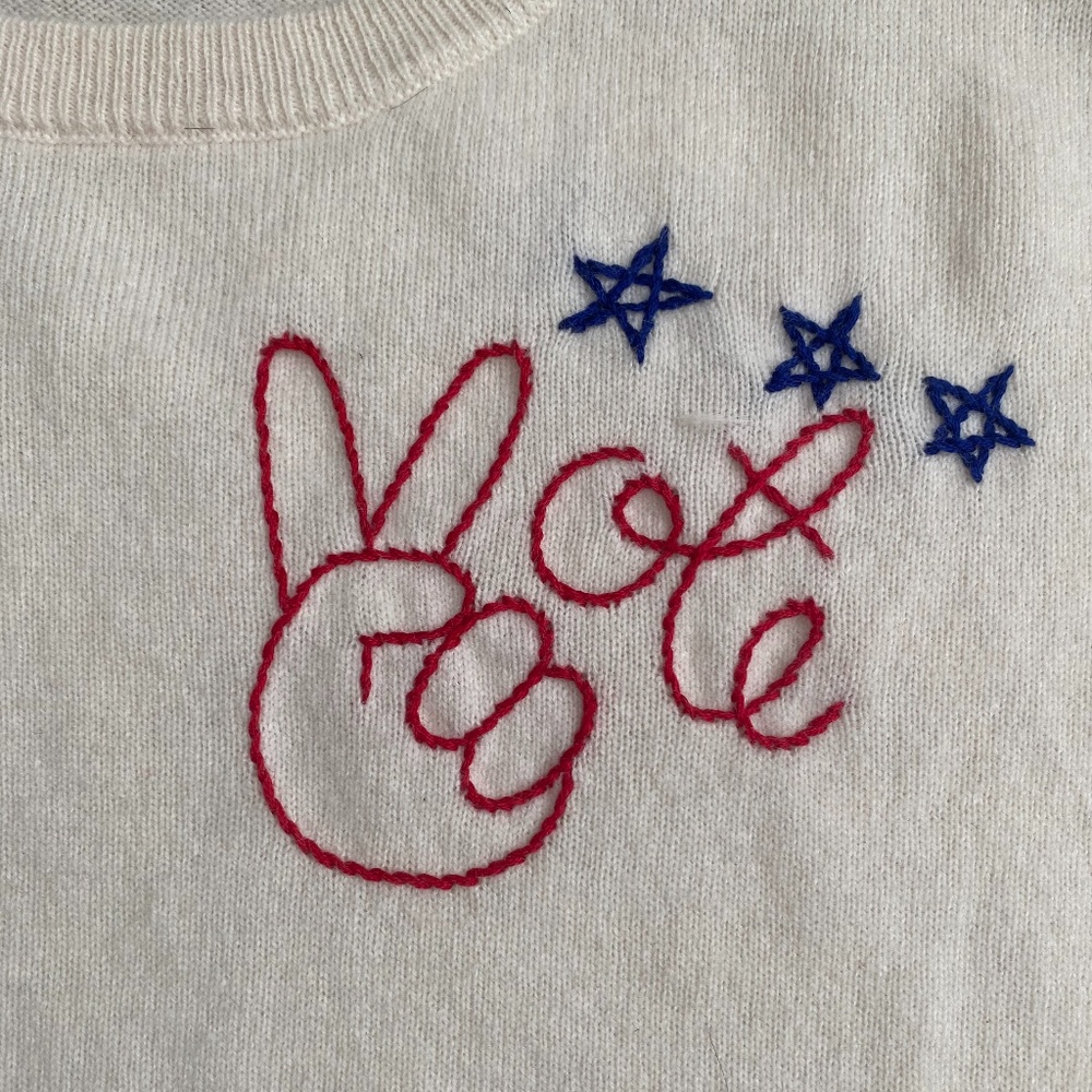 Lingua Franca NYC Vote Crewneck - Picture 3 of 4